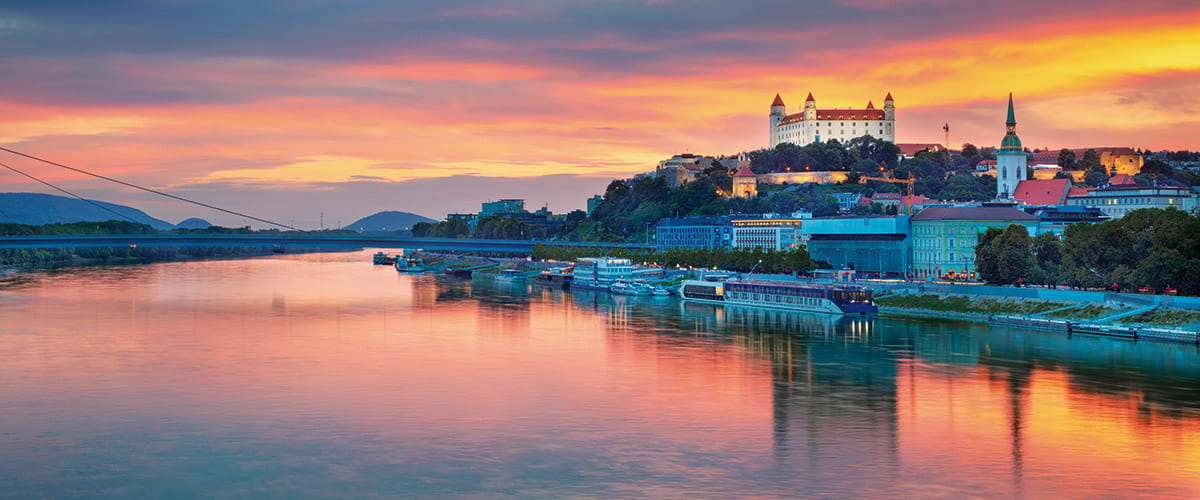 River views of Bratislava